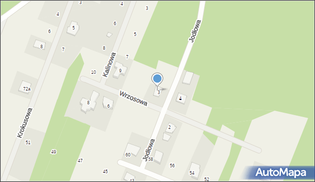 Niewodnica Korycka, Kościuszki Tadeusza, gen., 60b, mapa Niewodnica Korycka