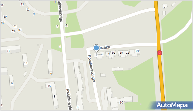 Nowa Dęba, Korczaka Janusza, 2, mapa Nowa Dęba