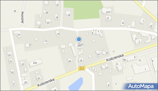 Nowa Karczma, Kościerska, 16A, mapa Nowa Karczma