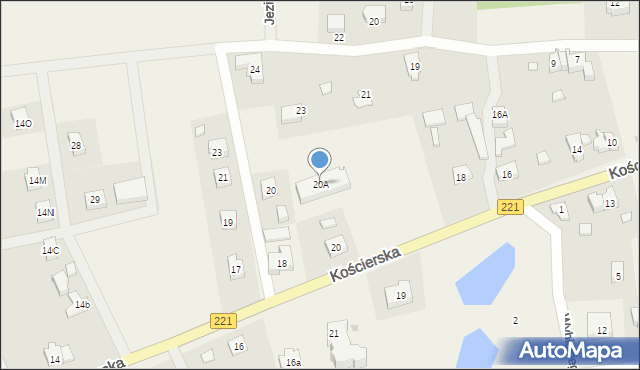 Nowa Karczma, Kościerska, 20A, mapa Nowa Karczma