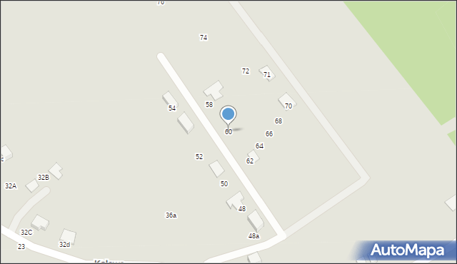 Nowa Ruda, Kołowa, 60, mapa Nowa Ruda