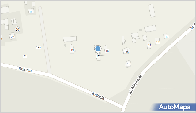 Nowa Wieś, Kolonia, 17, mapa Nowa Wieś
