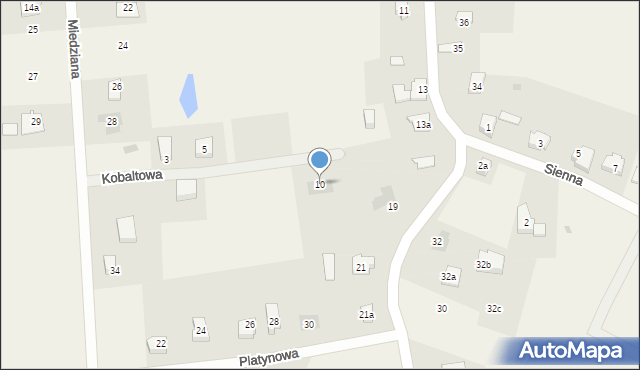 Nowa Wieś Malborska, Kobaltowa, 10, mapa Nowa Wieś Malborska
