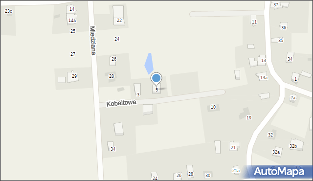 Nowa Wieś Malborska, Kobaltowa, 5, mapa Nowa Wieś Malborska