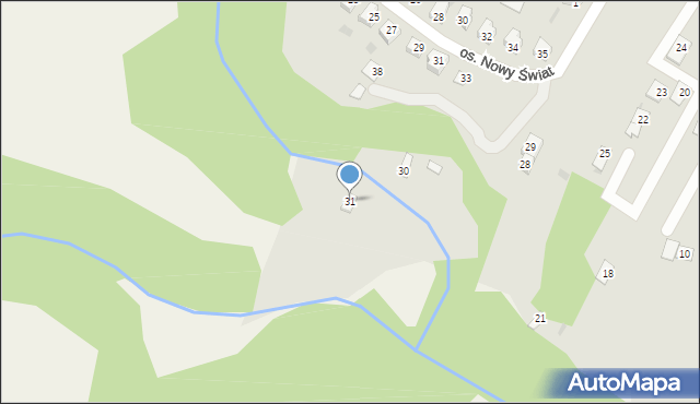 Nowe, Kosmonautów, 31, mapa Nowe