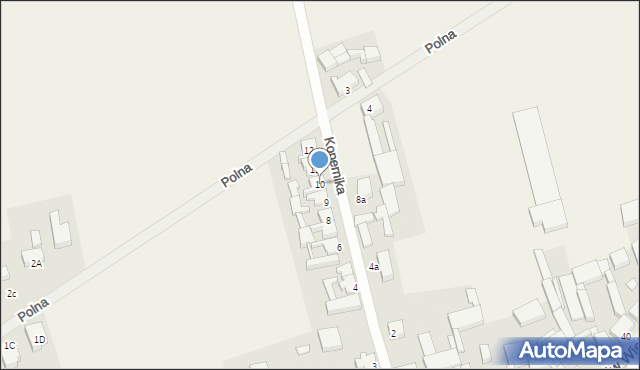 Nowe Kramsko, Kopernika Mikołaja, 10, mapa Nowe Kramsko