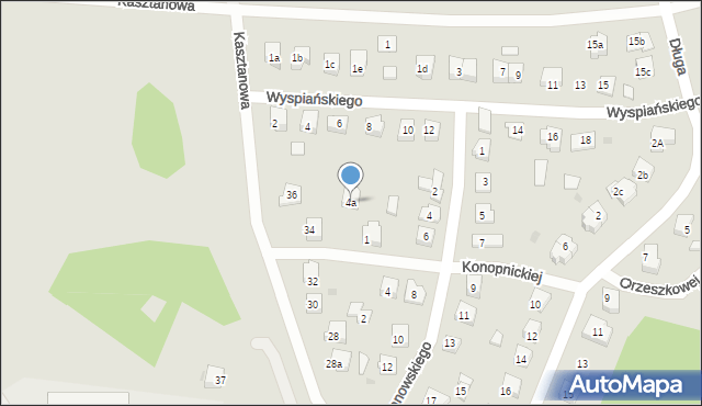 Nowe Miasto Lubawskie, Kochanowskiego Jana, 4a, mapa Nowe Miasto Lubawskie