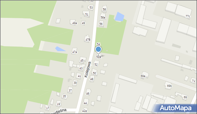 Nowe Miasto Lubawskie, Kolejowa, 52a, mapa Nowe Miasto Lubawskie