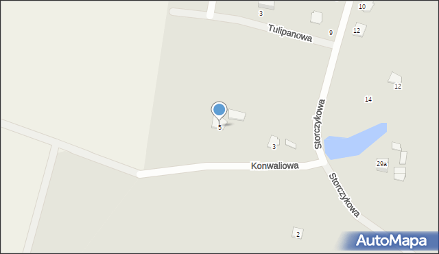 Nowe Miasto Lubawskie, Konwaliowa, 5, mapa Nowe Miasto Lubawskie