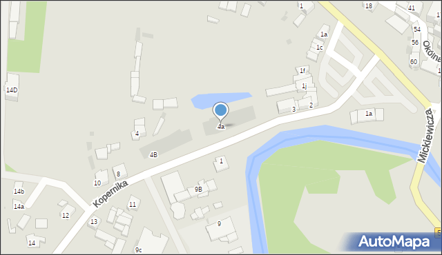 Nowe Miasto Lubawskie, Kopernika Mikołaja, 4a, mapa Nowe Miasto Lubawskie