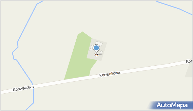 Nowe Paski, Konwaliowa, 2, mapa Nowe Paski