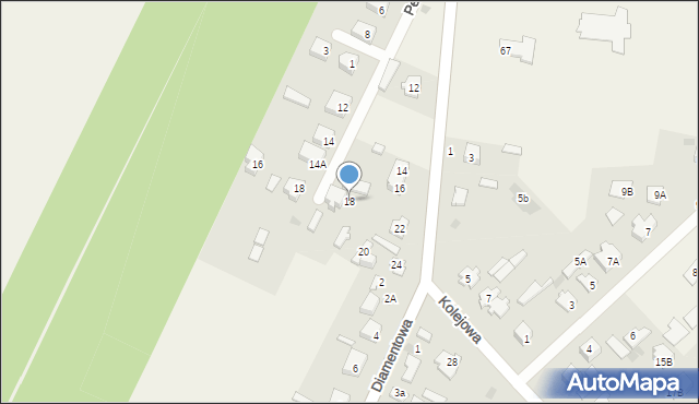 Nowe Pieścirogi, Kolejowa, 18, mapa Nowe Pieścirogi