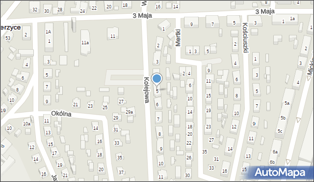 Nowe Skalmierzyce, Kolejowa, 5, mapa Nowe Skalmierzyce