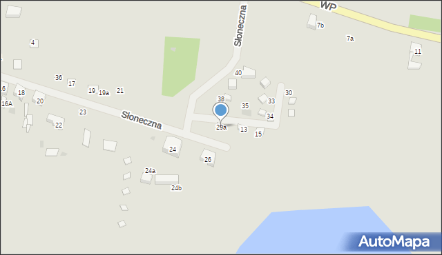 Nowe Warpno, Kościuszki Tadeusza, gen., 29a, mapa Nowe Warpno