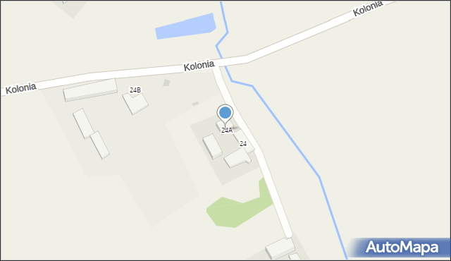 Nowe Worowo, Kolonia, 24A, mapa Nowe Worowo
