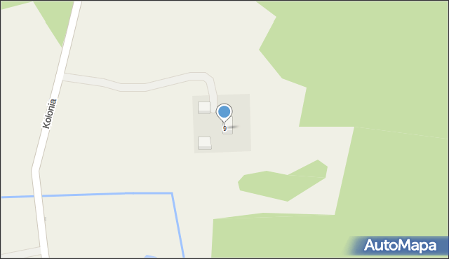 Nowe Worowo, Kolonia, 9, mapa Nowe Worowo