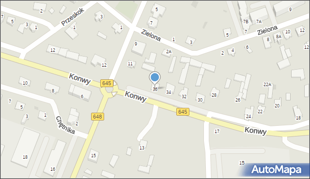 Nowogród, Konwy Stacha, 36, mapa Nowogród