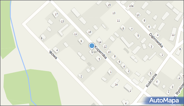 Nowy Dwór, Kopernika Mikołaja, 7, mapa Nowy Dwór