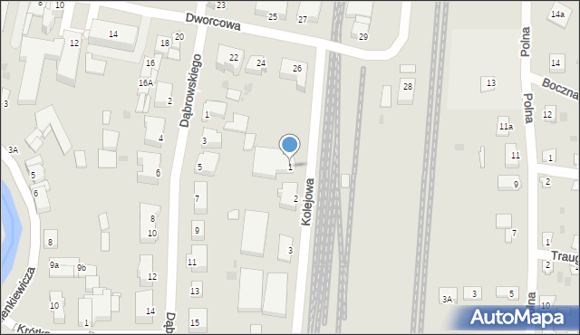 Nowy Dwór Gdański, Kolejowa, 1, mapa Nowy Dwór Gdański