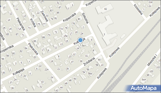 Nowy Dwór Mazowiecki, Kołłątaja Hugo, 16, mapa Nowy Dwór Mazowiecki