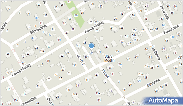 Nowy Dwór Mazowiecki, Kopernika Mikołaja, 37, mapa Nowy Dwór Mazowiecki