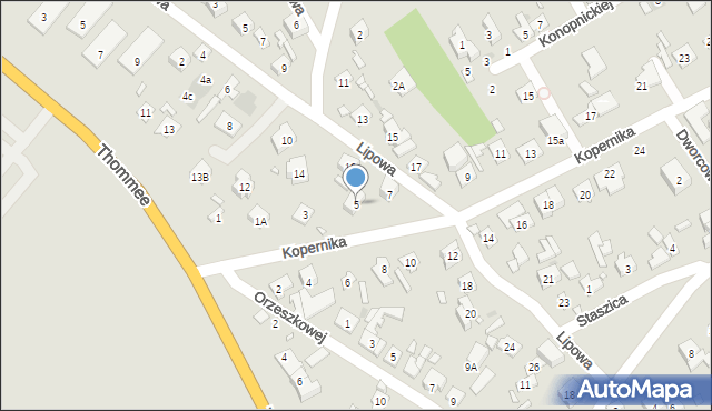 Nowy Dwór Mazowiecki, Kopernika Mikołaja, 5, mapa Nowy Dwór Mazowiecki