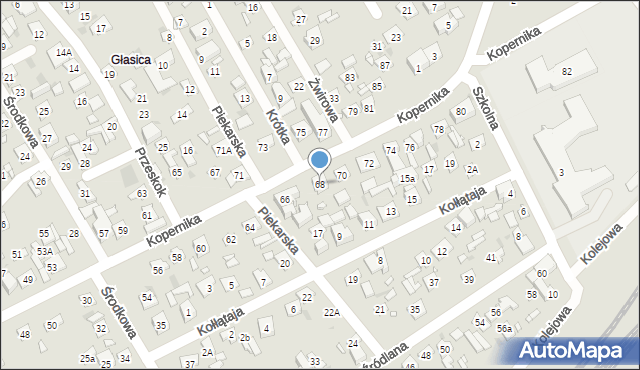 Nowy Dwór Mazowiecki, Kopernika Mikołaja, 68, mapa Nowy Dwór Mazowiecki