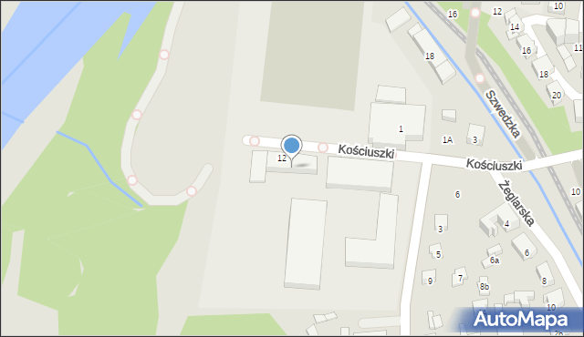 Nowy Sącz, Kościuszki Tadeusza, gen., 2, mapa Nowego Sącza