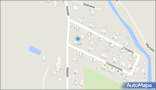 Nowy Staw, Konopnickiej Marii, 3, mapa Nowy Staw