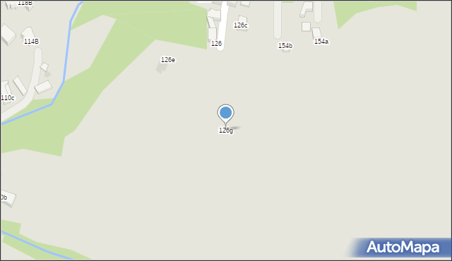Nowy Targ, Kowaniec, 126g, mapa Nowego Targu
