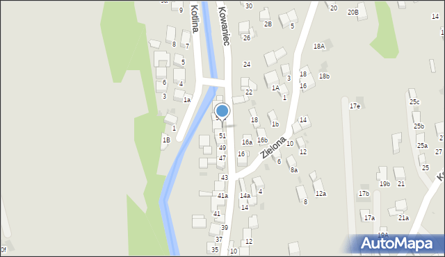Nowy Targ, Kowaniec, 53, mapa Nowego Targu