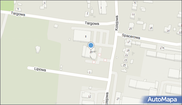 Nowy Tomyśl, Kolejowa, 10, mapa Nowy Tomyśl