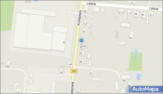 Nowy Tomyśl, Kolejowa, 81, mapa Nowy Tomyśl