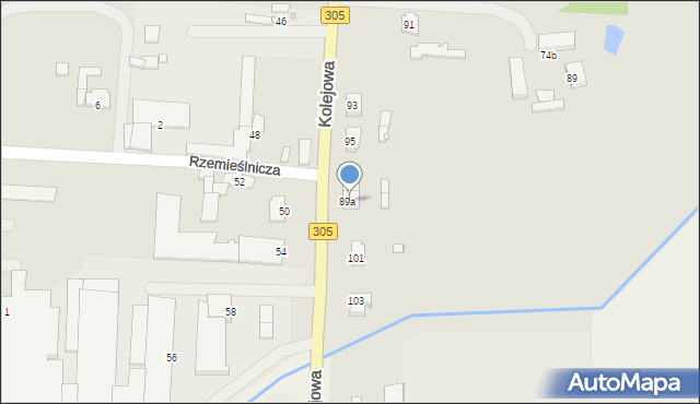 Nowy Tomyśl, Kolejowa, 99, mapa Nowy Tomyśl