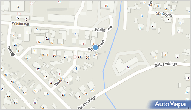 Nowy Tomyśl, Koszykowa, 22, mapa Nowy Tomyśl