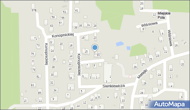 Nowy Wiśnicz, Konopnickiej Marii, 13, mapa Nowy Wiśnicz