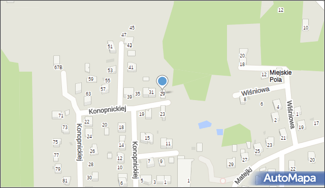 Nowy Wiśnicz, Konopnickiej Marii, 29, mapa Nowy Wiśnicz