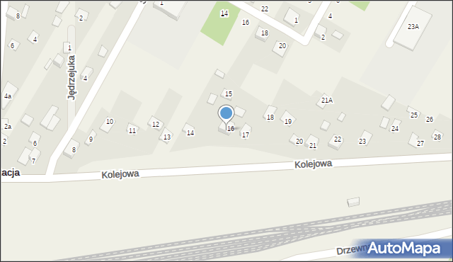 Nurzec-Stacja, Kolejowa, 16a, mapa Nurzec-Stacja