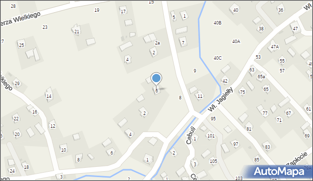 Odrzykoń, Konopnickiej Marii, 6, mapa Odrzykoń