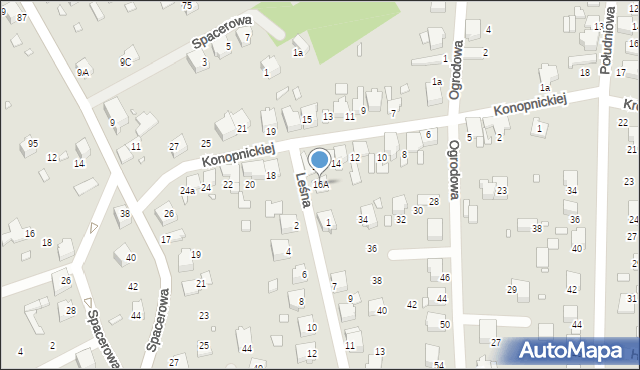 Ogrodzieniec, Konopnickiej Marii, 16A, mapa Ogrodzieniec