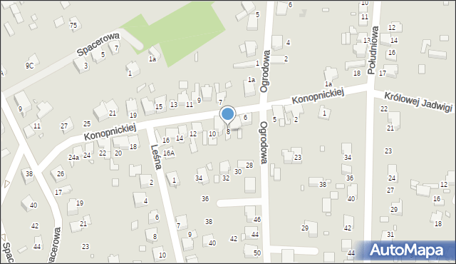 Ogrodzieniec, Konopnickiej Marii, 8, mapa Ogrodzieniec