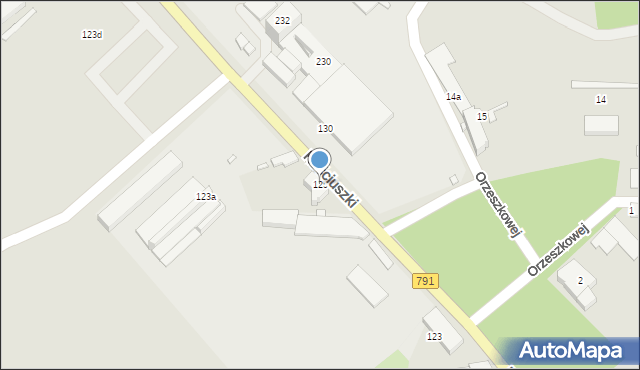 Ogrodzieniec, Kościuszki Tadeusza, gen., 125, mapa Ogrodzieniec