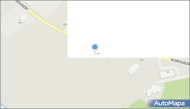 Ogrodzieniec, Kościuszki Tadeusza, gen., 73, mapa Ogrodzieniec