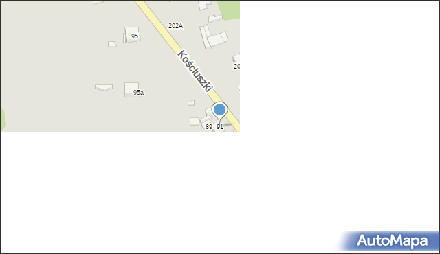 Ogrodzieniec, Kościuszki Tadeusza, gen., 91, mapa Ogrodzieniec