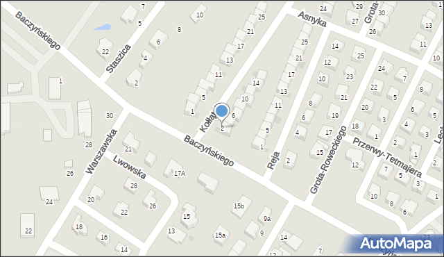 Oława, Kołłątaja Hugo, 2, mapa Oława