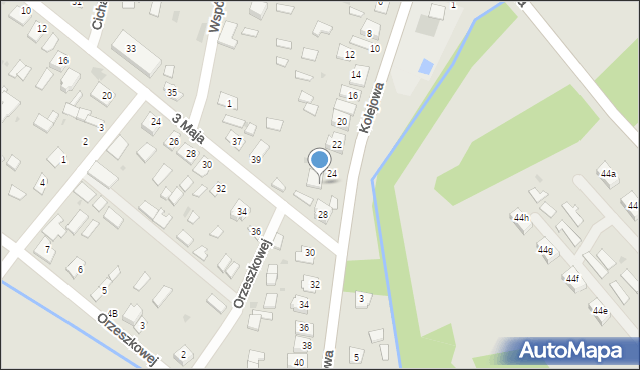 Oleszyce, Kolejowa, 26, mapa Oleszyce