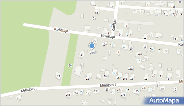 Olkusz, Kołłątaja Hugo, 25A, mapa Olkusz