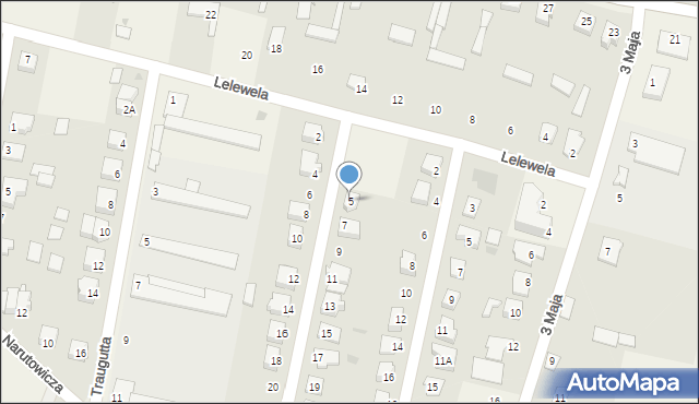 Olszewo-Borki, Kosynierów, 5, mapa Olszewo-Borki