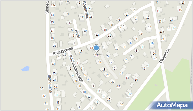 Olsztynek, Kopernika Mikołaja, 14, mapa Olsztynek