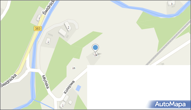 Olszyniec, Kolejowa, 1a, mapa Olszyniec